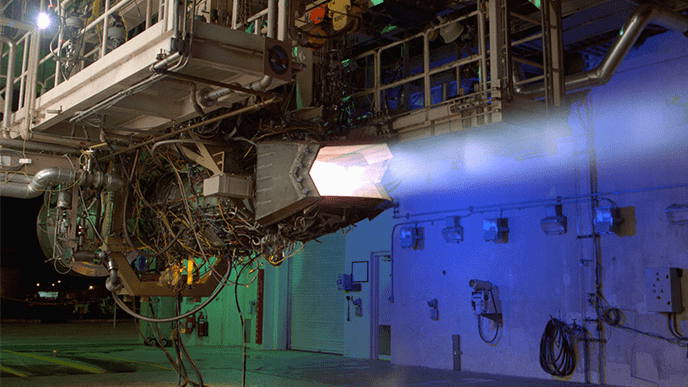 F119 engine test