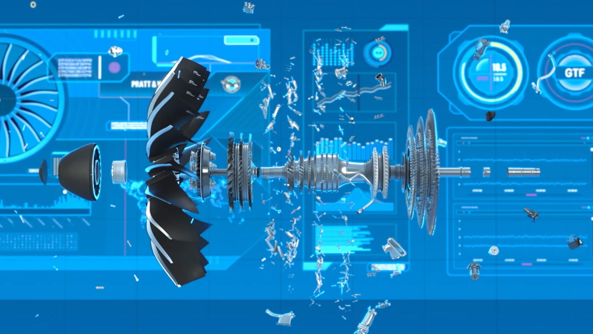 GTF Engine assembly
