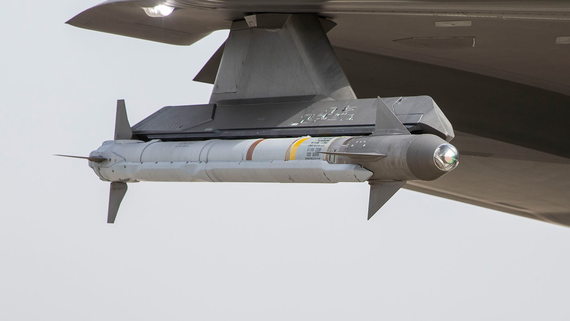 AIM-9X Sidewinder missile on an F-35B