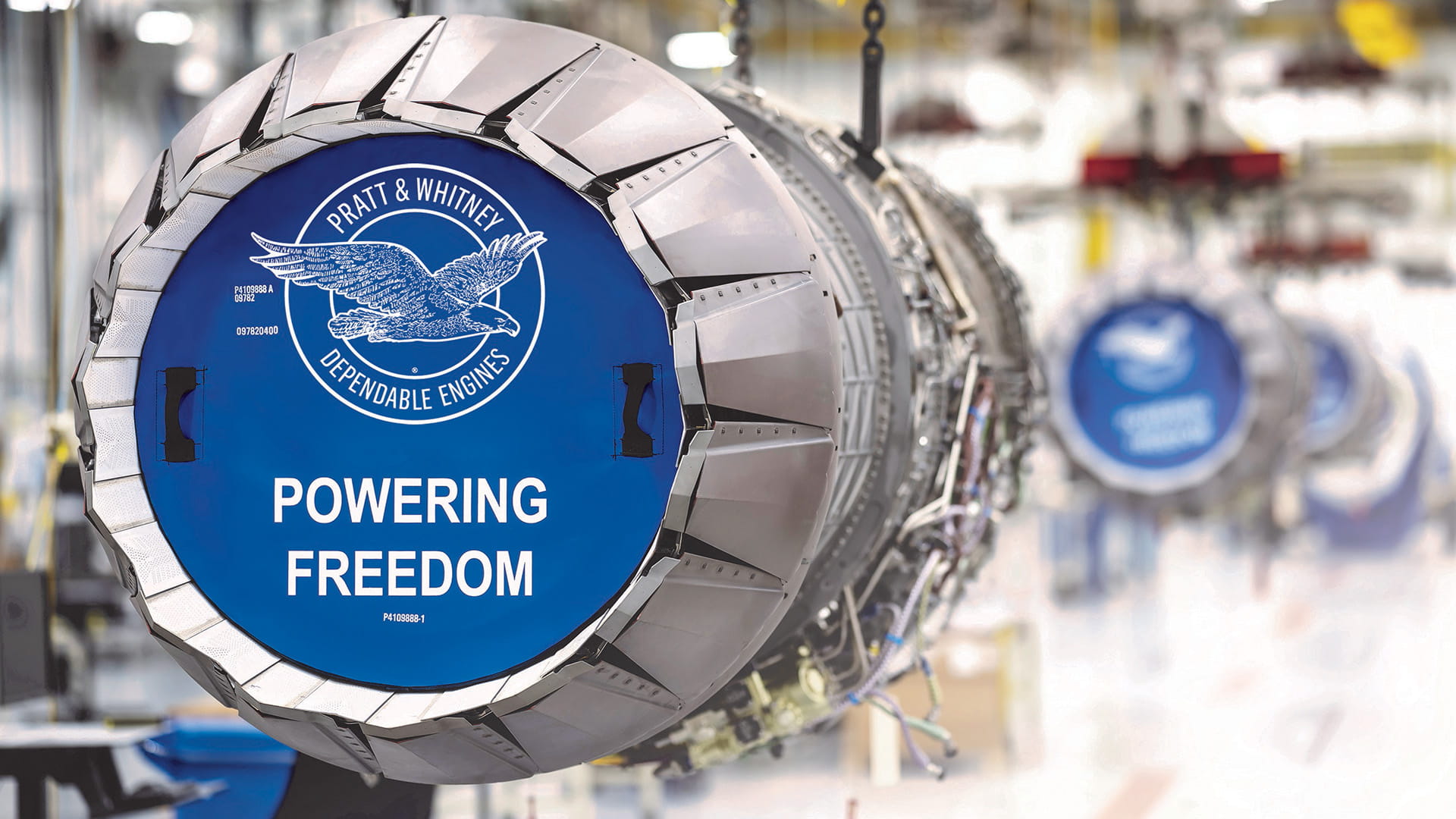 F135 engines in line