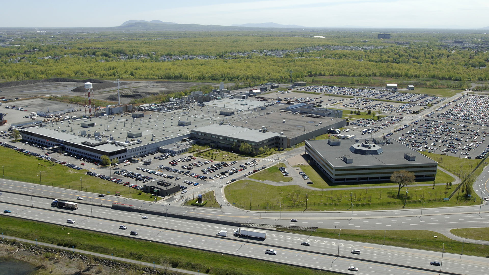 An office and manufacturing facility