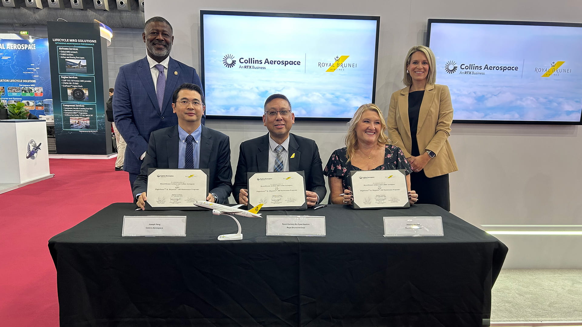 Royal Brunei Airlines selects RTX’s Collins Aerospace FlightSense™ and Dispatch℠ services
