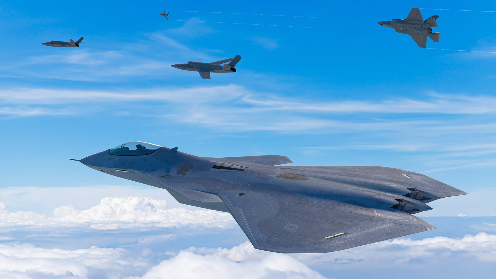 Next gen aircraft render