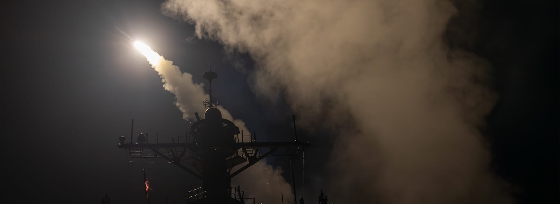 Tomahawk launch from Navy surface vessel