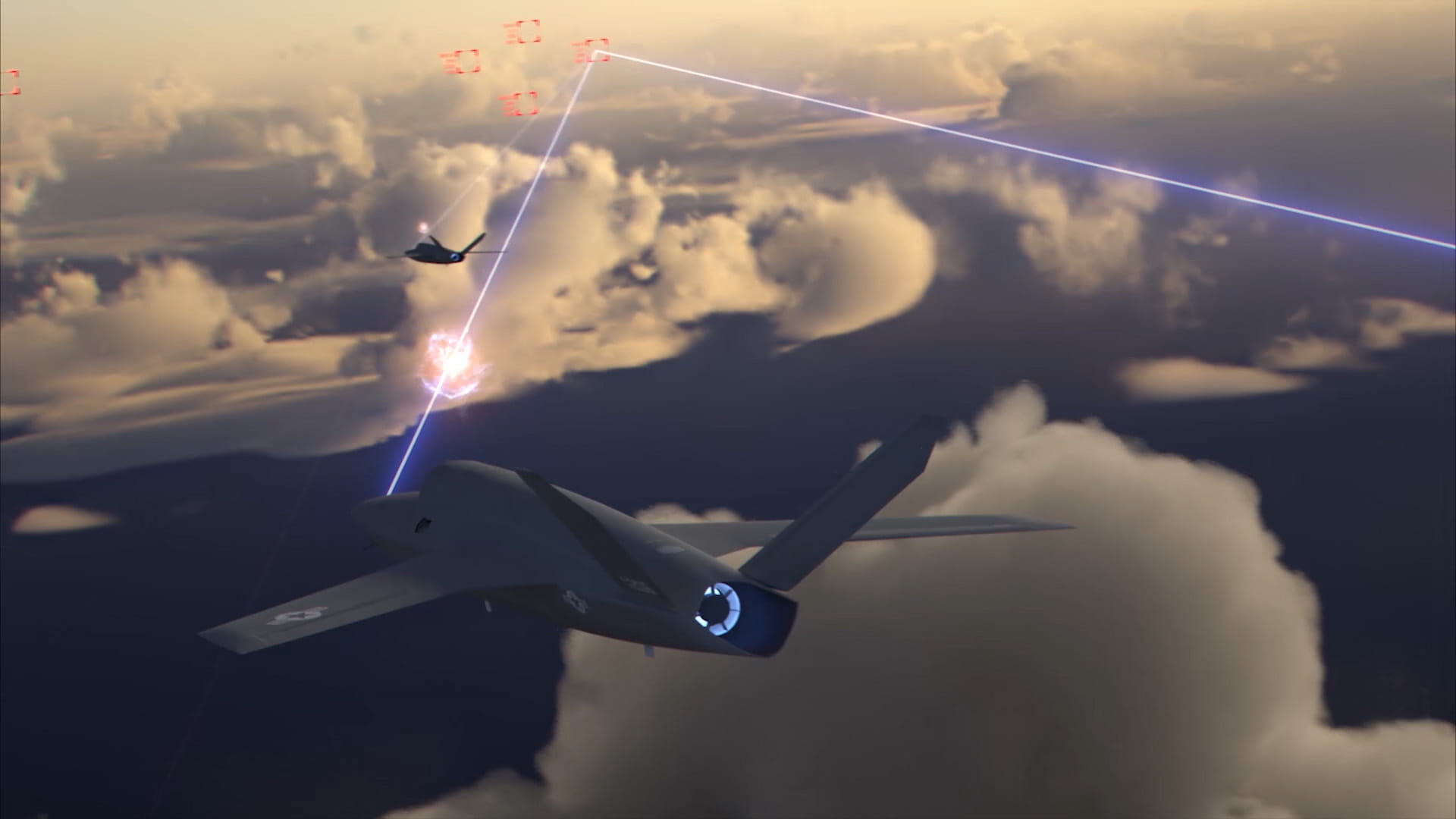 6th Gen aircraft renders connected battlespace