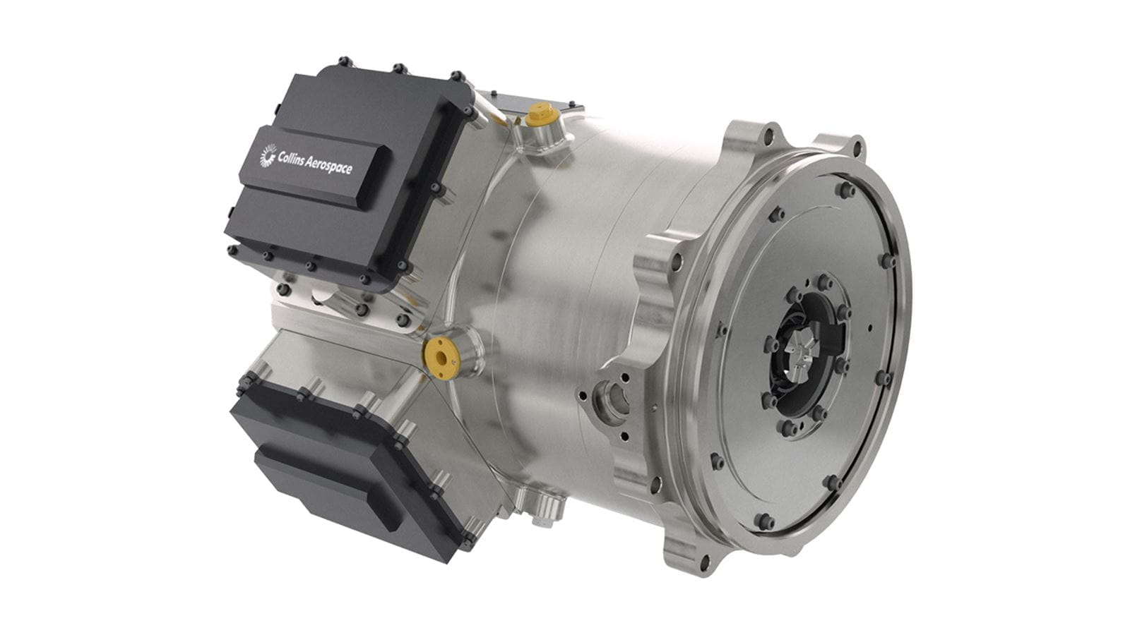 Collins Aerospace’s 1 megawatt motor features industry-leading power density and efficiency.