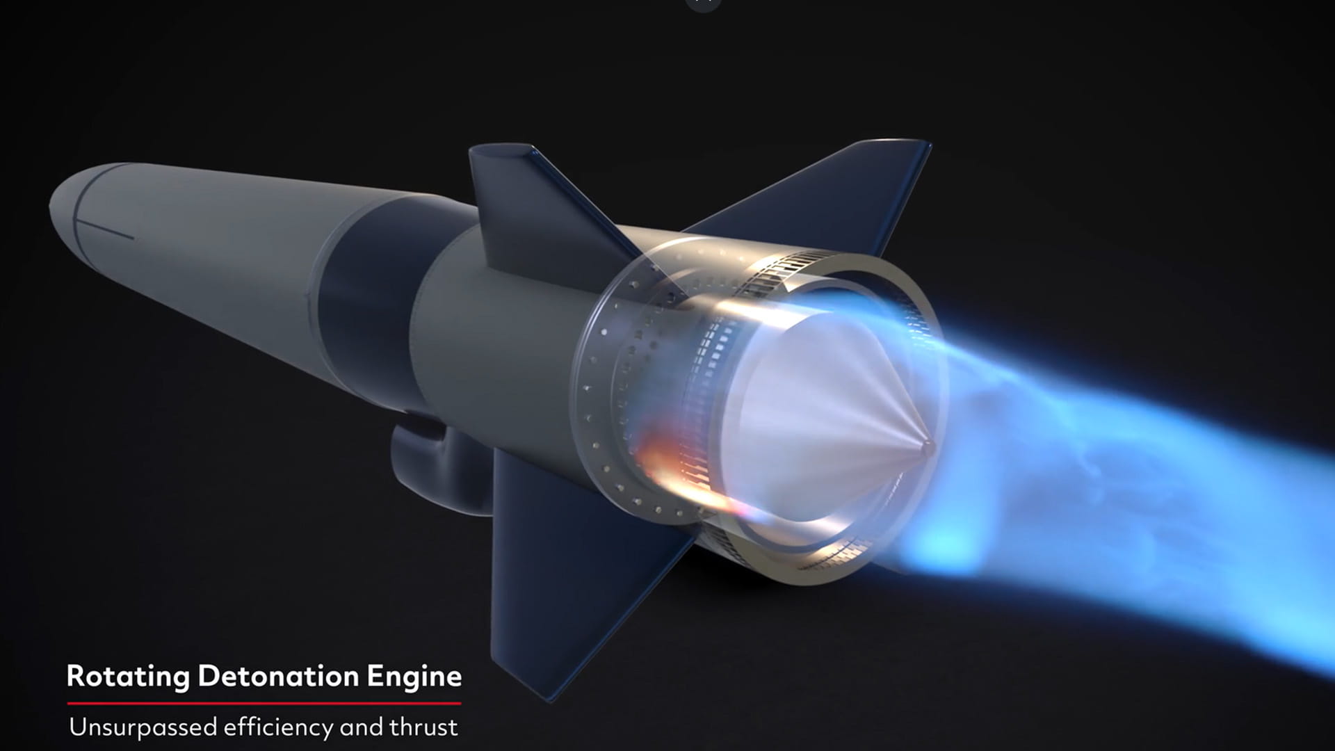 Rotating Detonation Engines are highly efficient and power-dense, and their compact size creates room for additional fuel, sensors and payload.