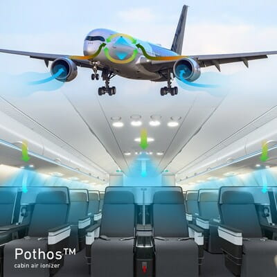 Pothos™ cabin air ionizer