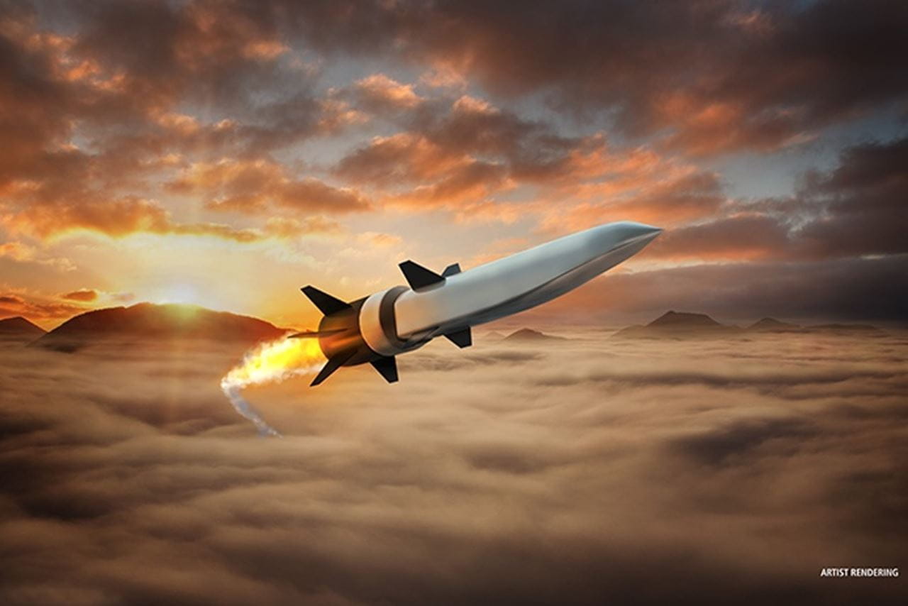 Artist’s concept of Hypersonic Air-breathing Weapons Concept (HAWC) missile