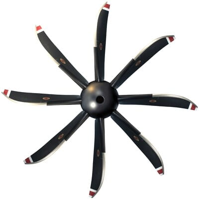 NP2000 composite propeller blades