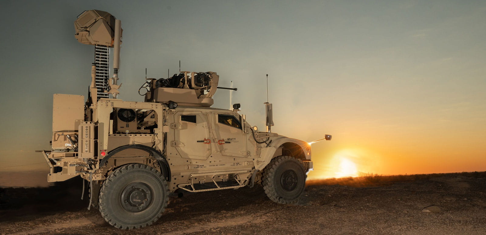 The Ku-720 mobile sensing radar and Coyote effectors were used to detect and defeat enemy drones in a 2022 test at the U.S. Army Yuma Proving Ground in Arizona.