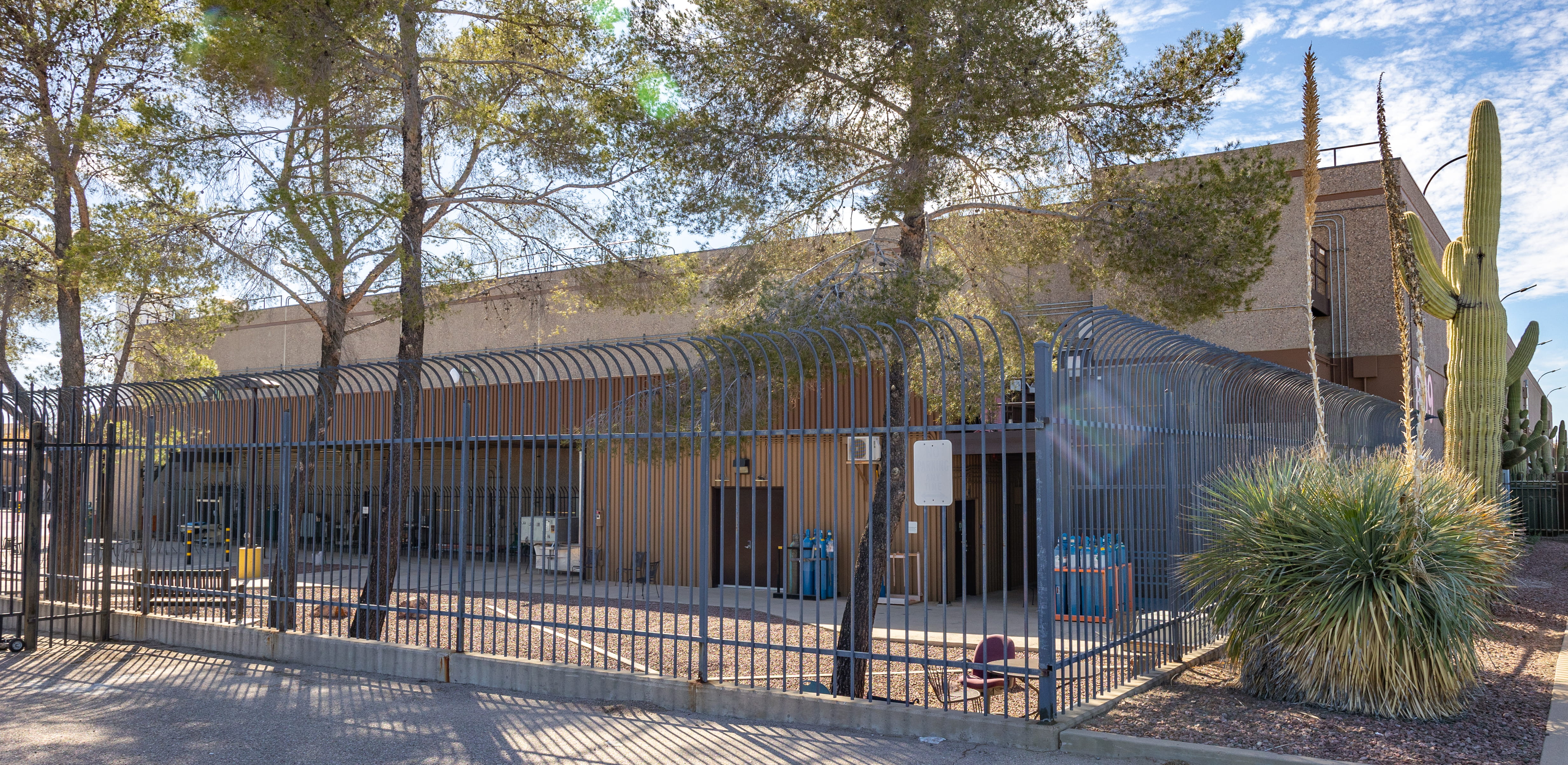 The exterior of the Space Systems Operations building