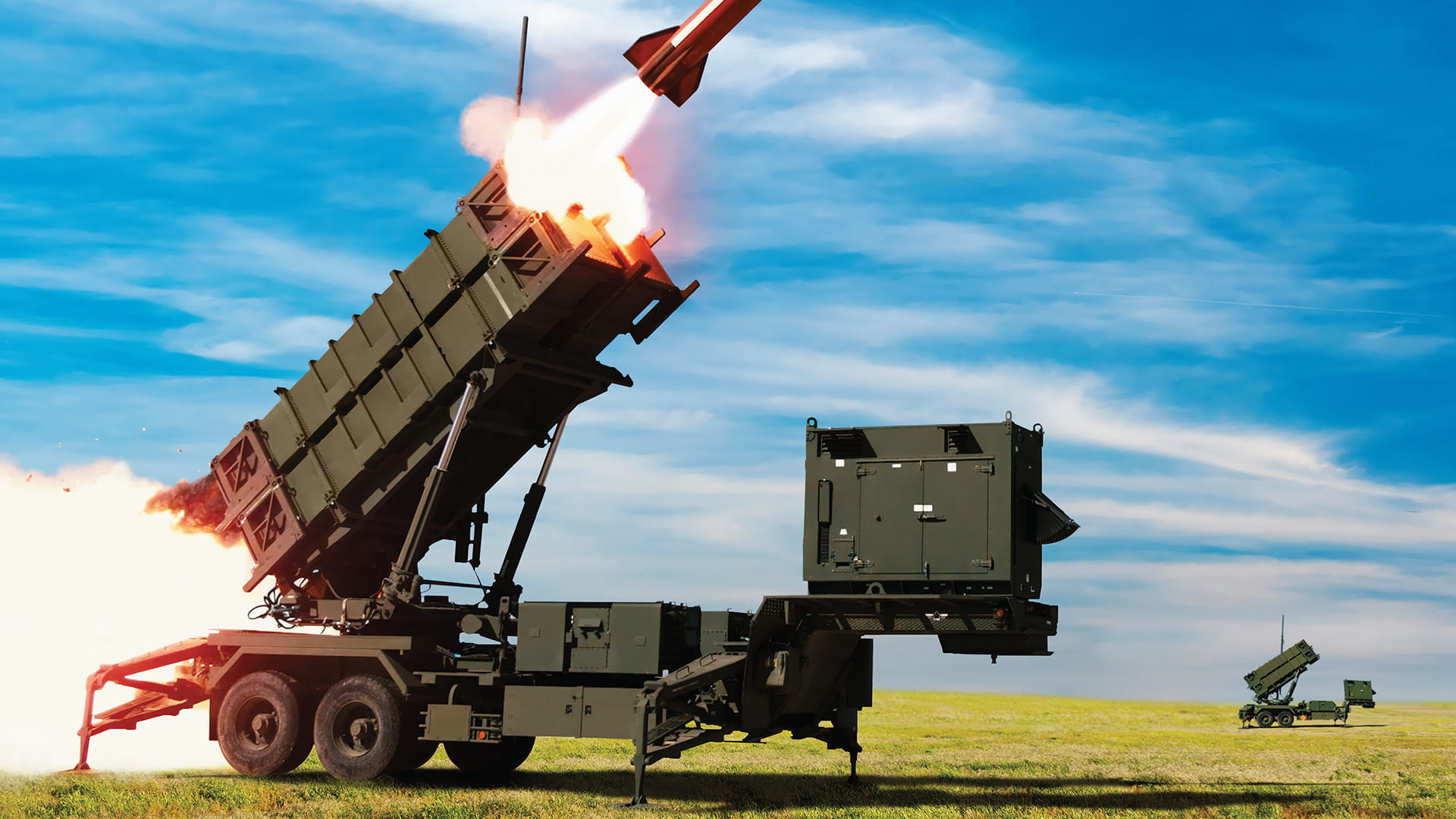 Patriot launch from field