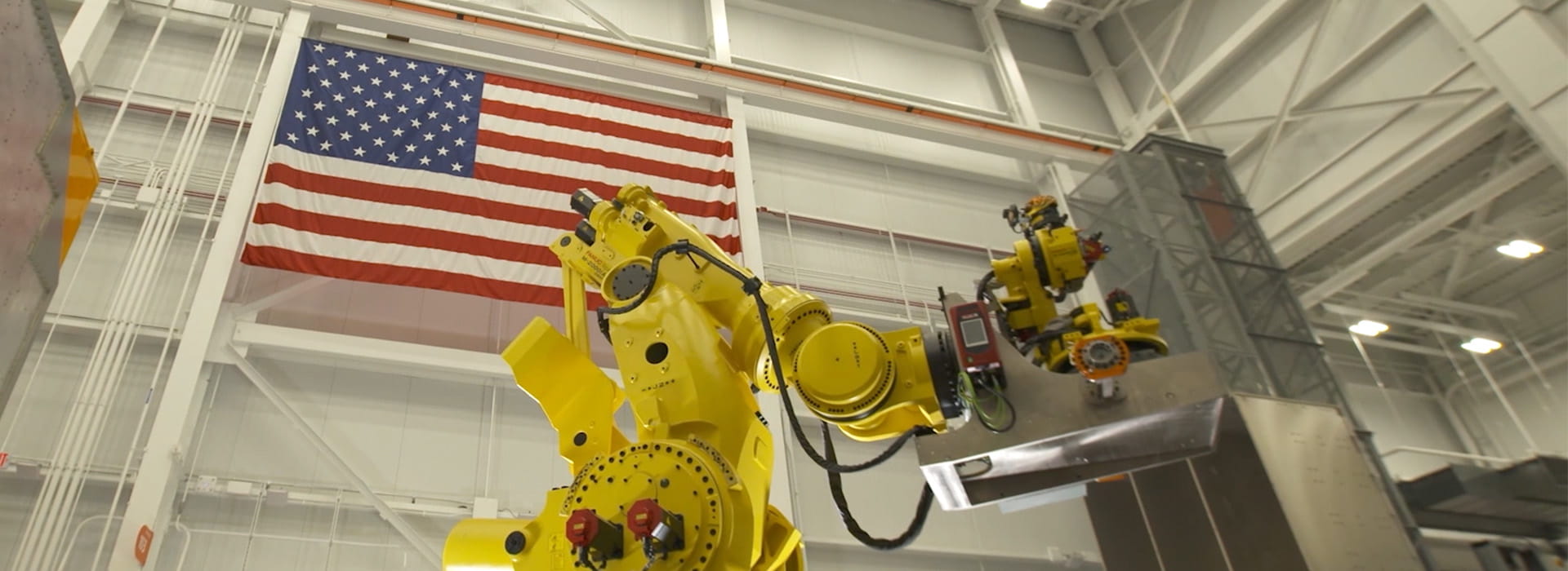 SPY-6 manufacturing robotic arm