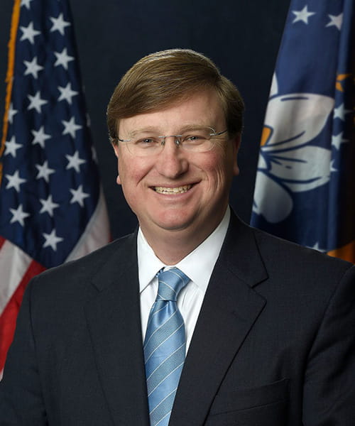 Governor Tate Reeves portrait