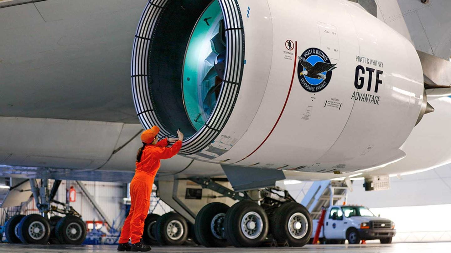 Pratt & Whitney Engine woman