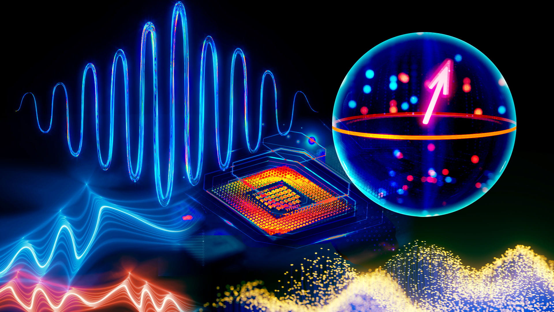 digital microchip rendering