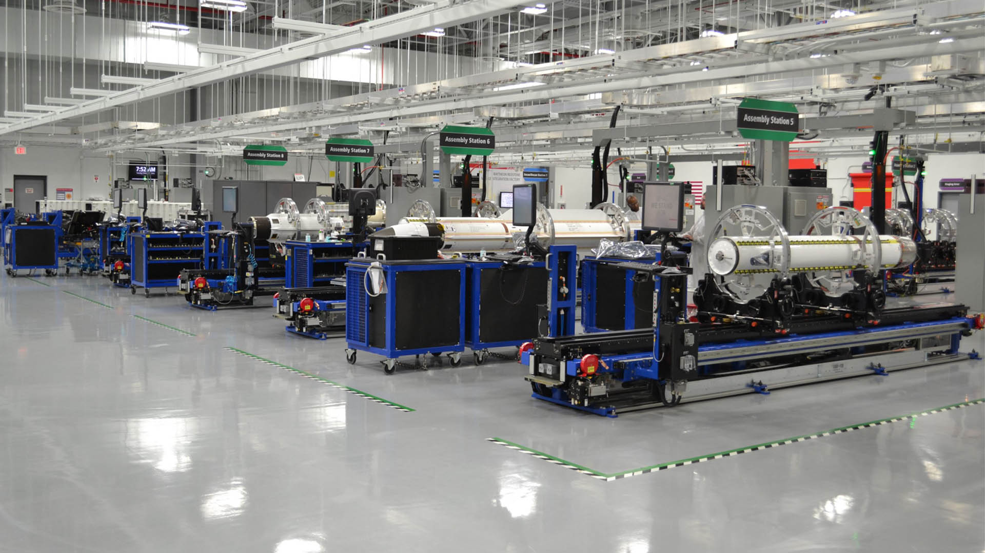 solid rocket motor assembly line