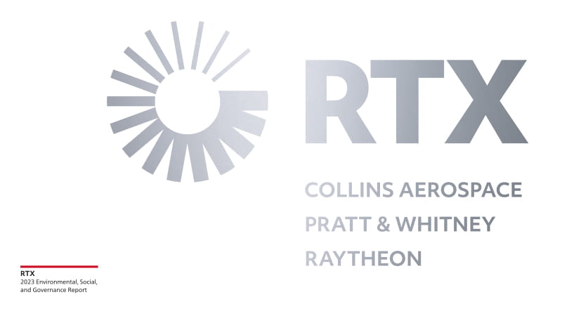 RTX ESG report cover thumbnail