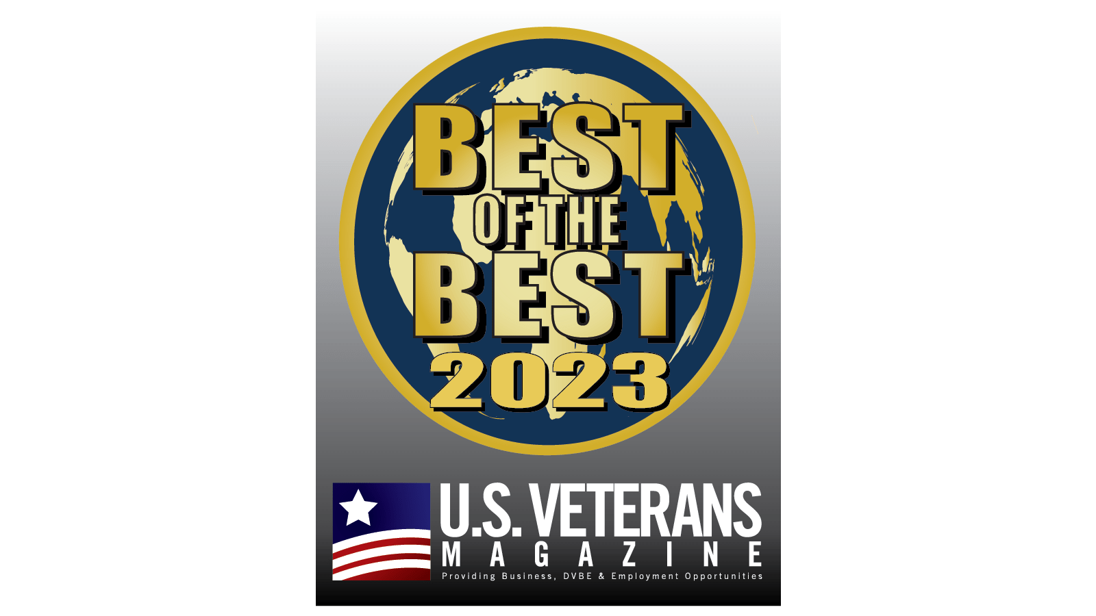 Best of the Best 2023: U.S. Veterans Magazine Award logo