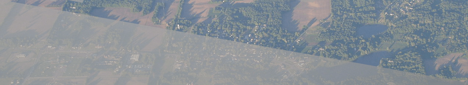 aerial image of rural terrain