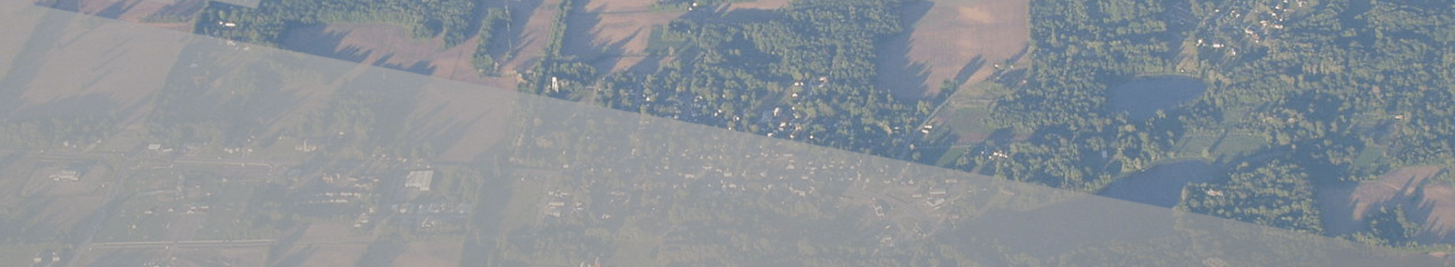 aerial image of rural terrain