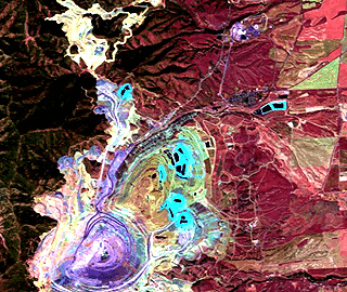 colorful satellite image