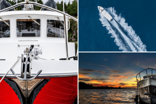 Collage of boats