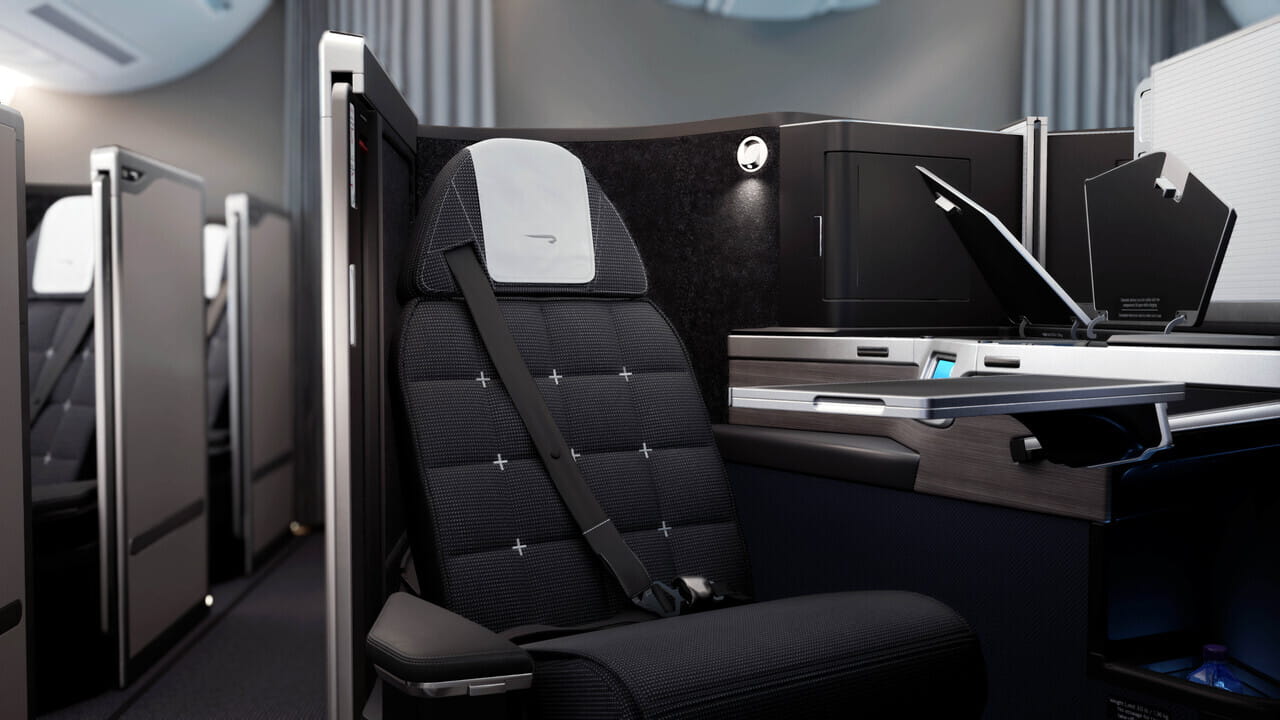 Club suite on an aircraft