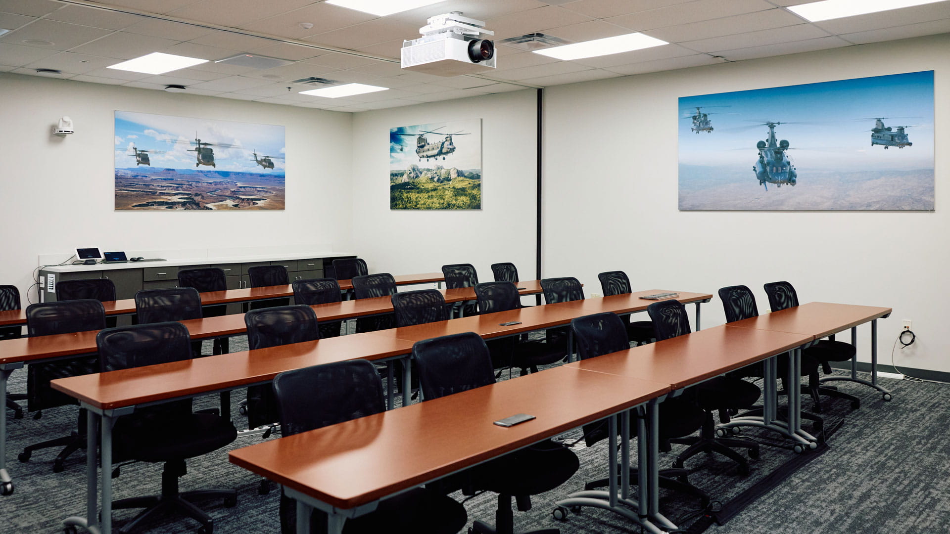 A conference room