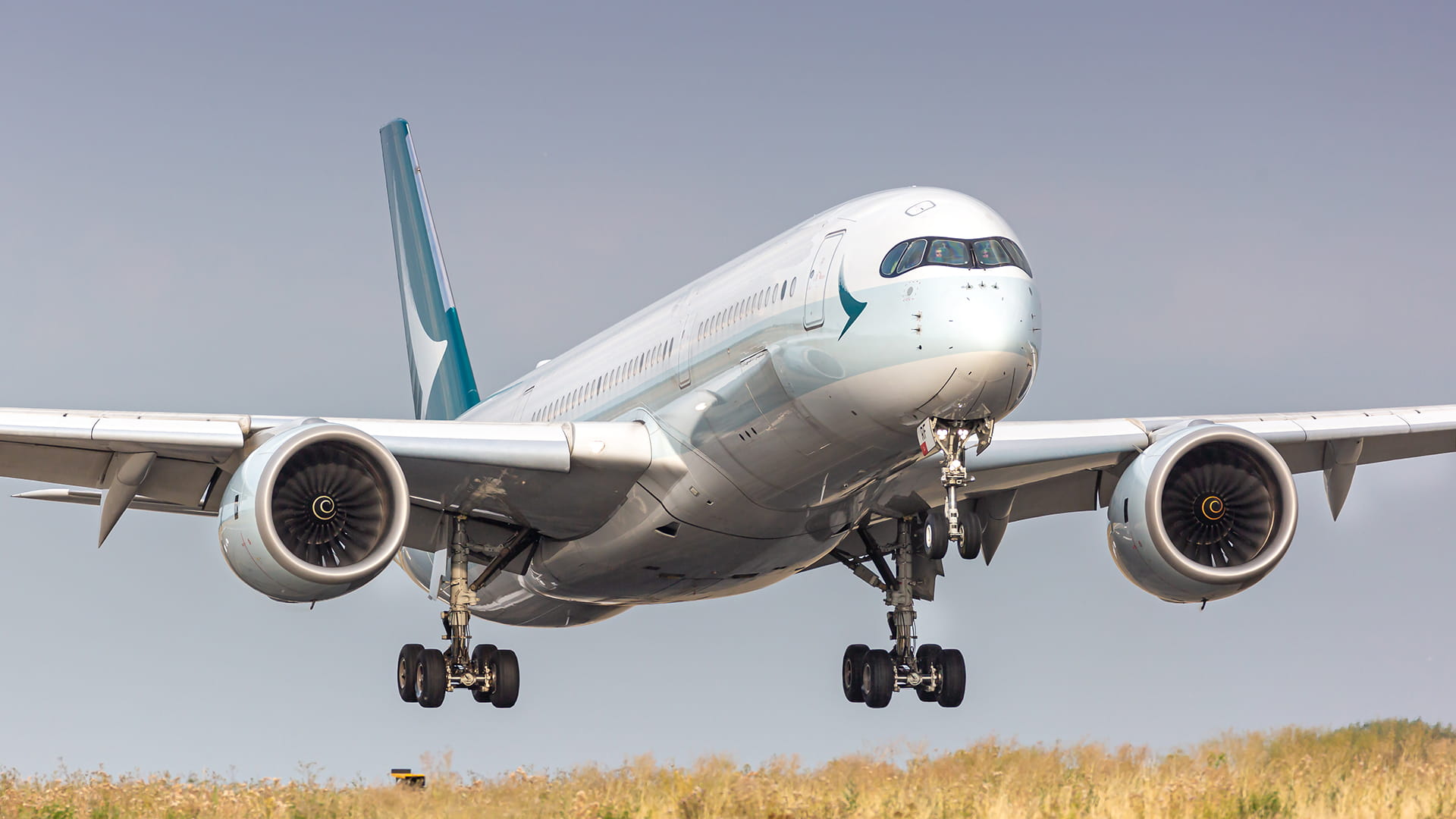 Commercial Aircraft landing