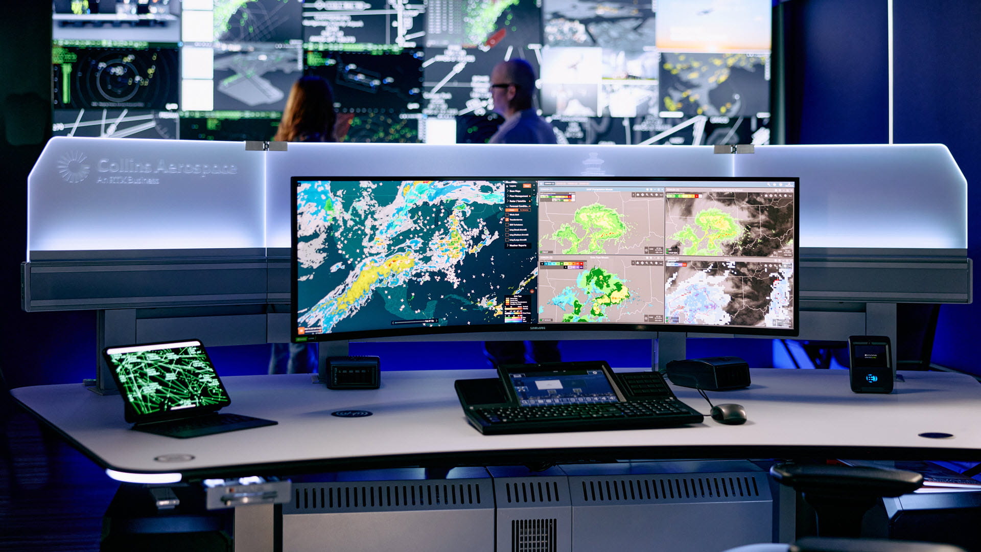 Air traffic control operations center enabled by integrated ATM systems