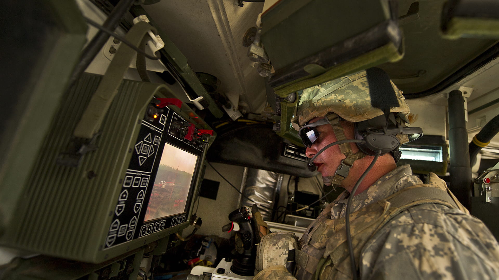 military interior stryker