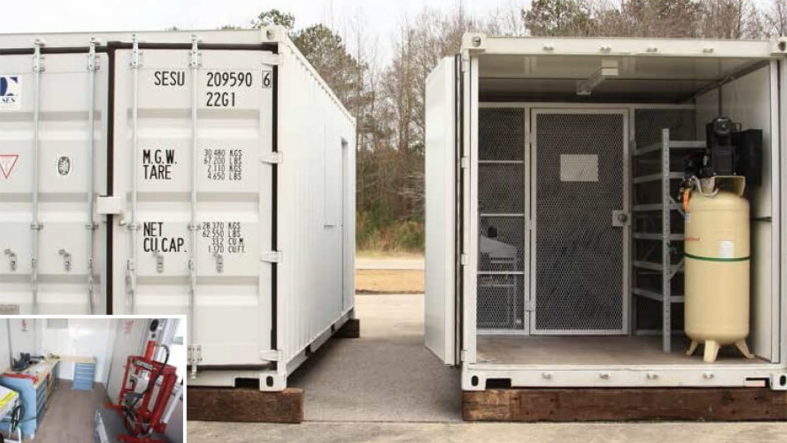 Transportable fire extinguisher repair refill station