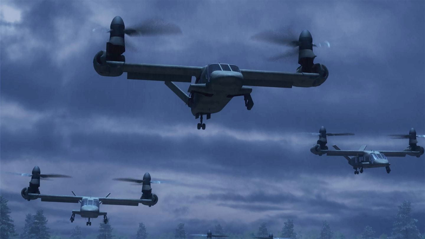 Rendering of a future rotorcraft concept