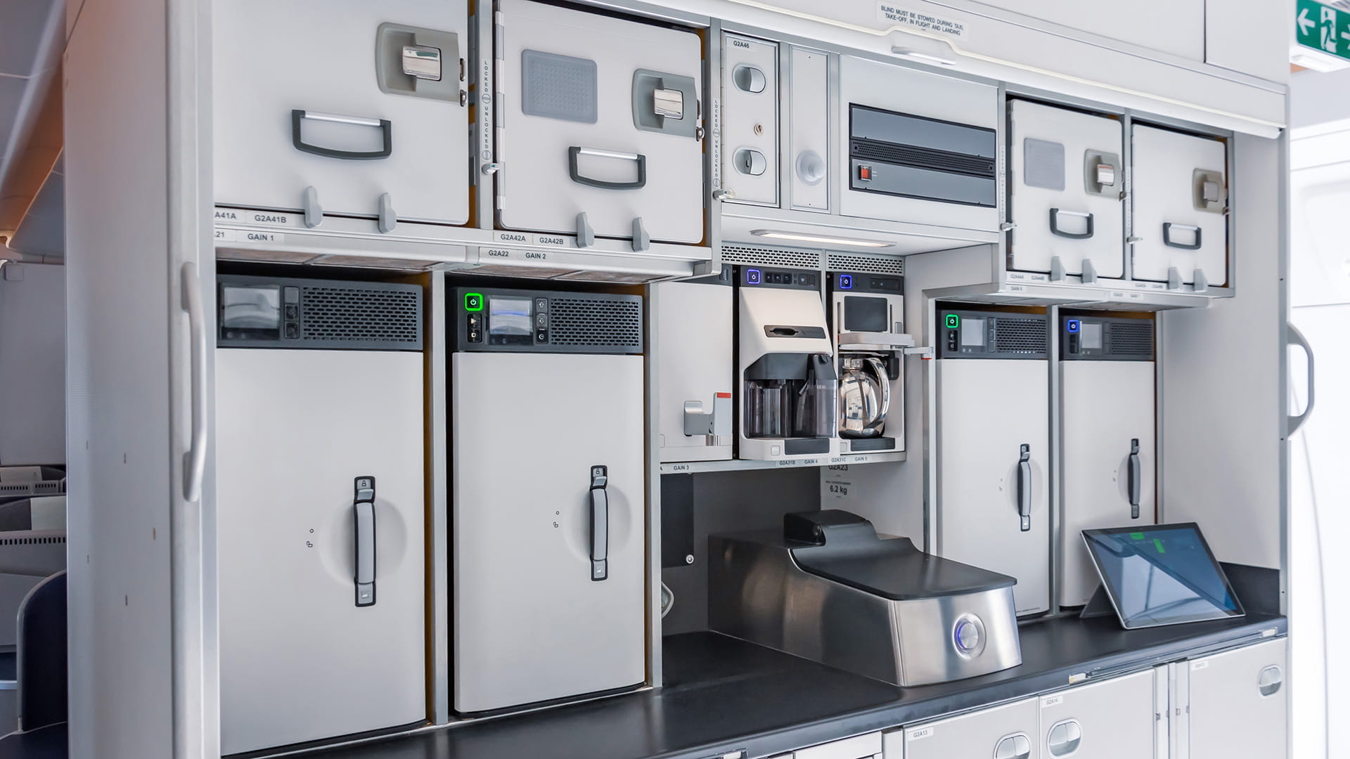 An aircraft galley