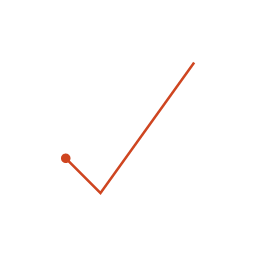 Check mark RTX red icon