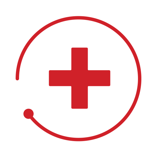 Plus sign representing health