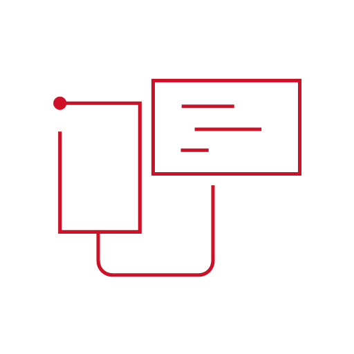 Info icons RTX red