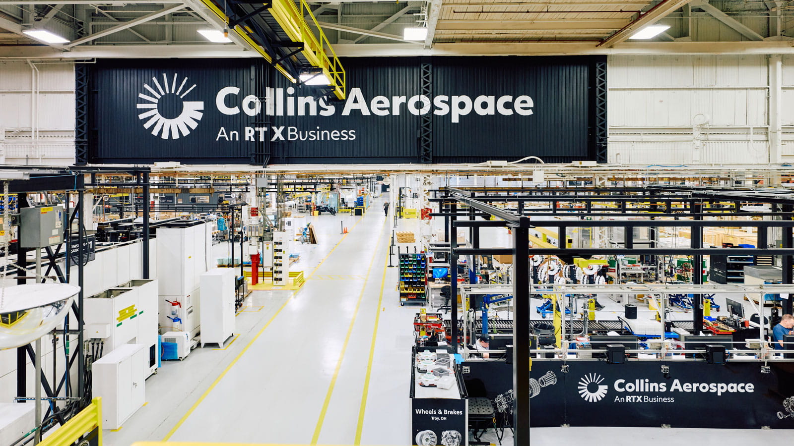 Collins uses lean methods to minimize its manufacturing footprint, creating space for increased volume, new products and combined machining for wheels and brakes.