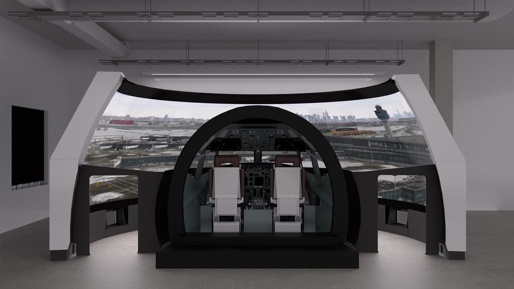 Panorama Modular Front Projected Display | Collins Aerospace