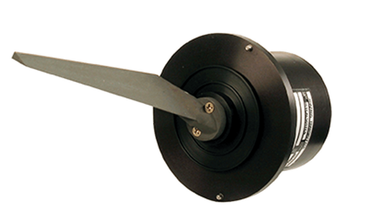 Angle of attack (AOA) probe measuring aircraft AOA during flight