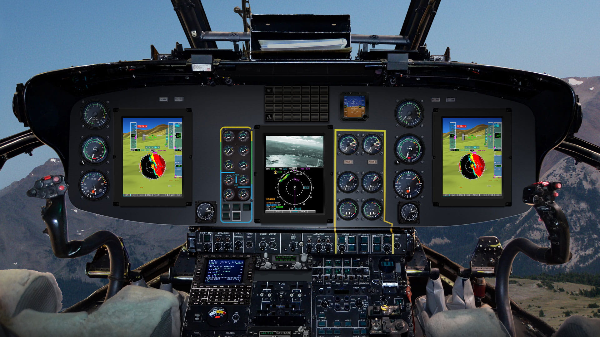 AS332 Cockpit