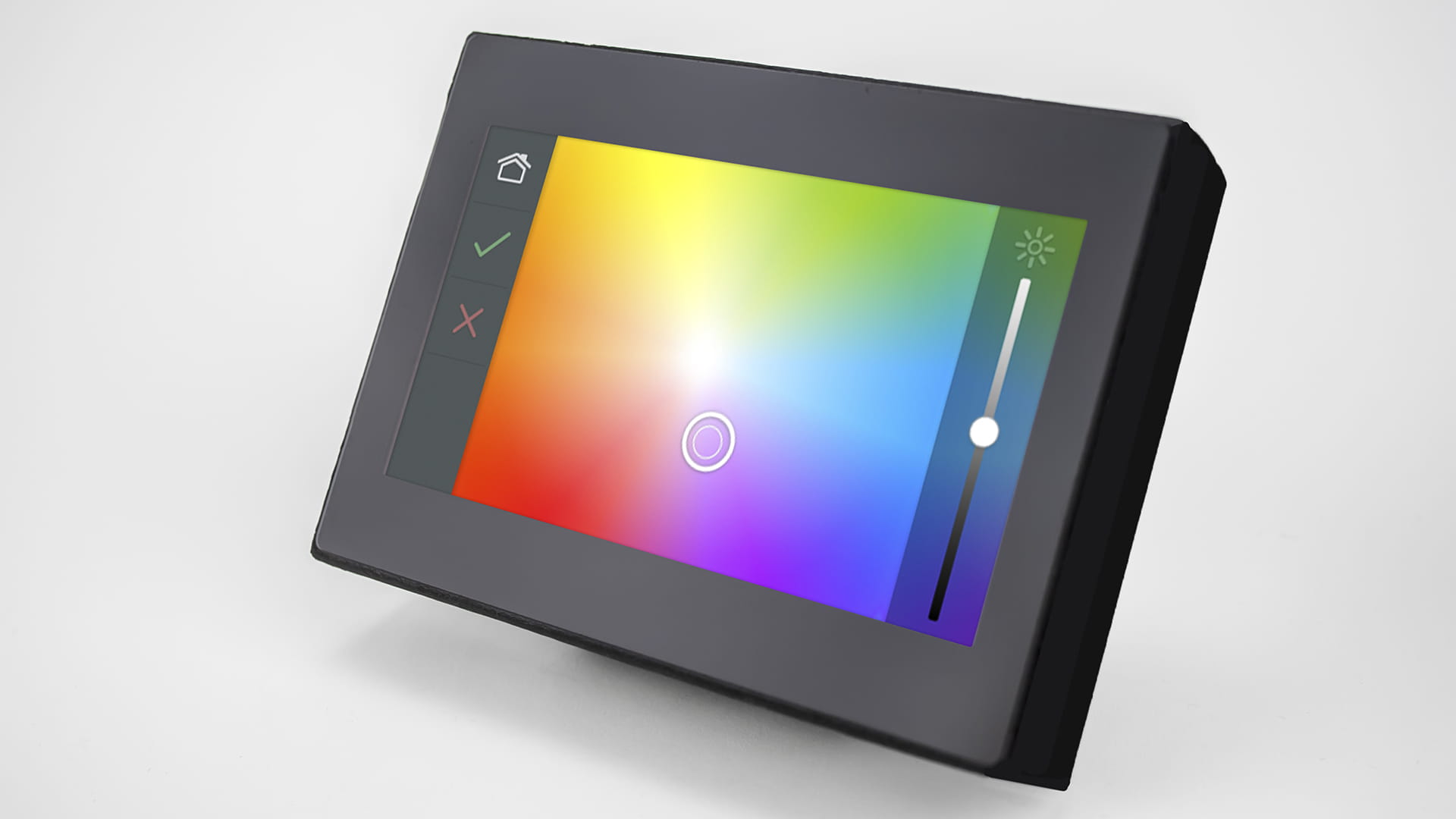 Cabin control through eConnect touchscreen