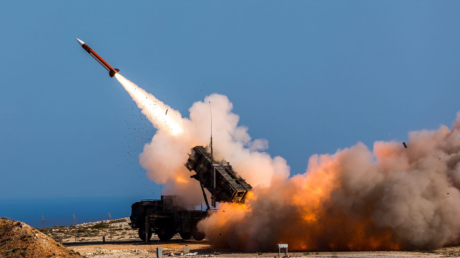 Rocket being launched