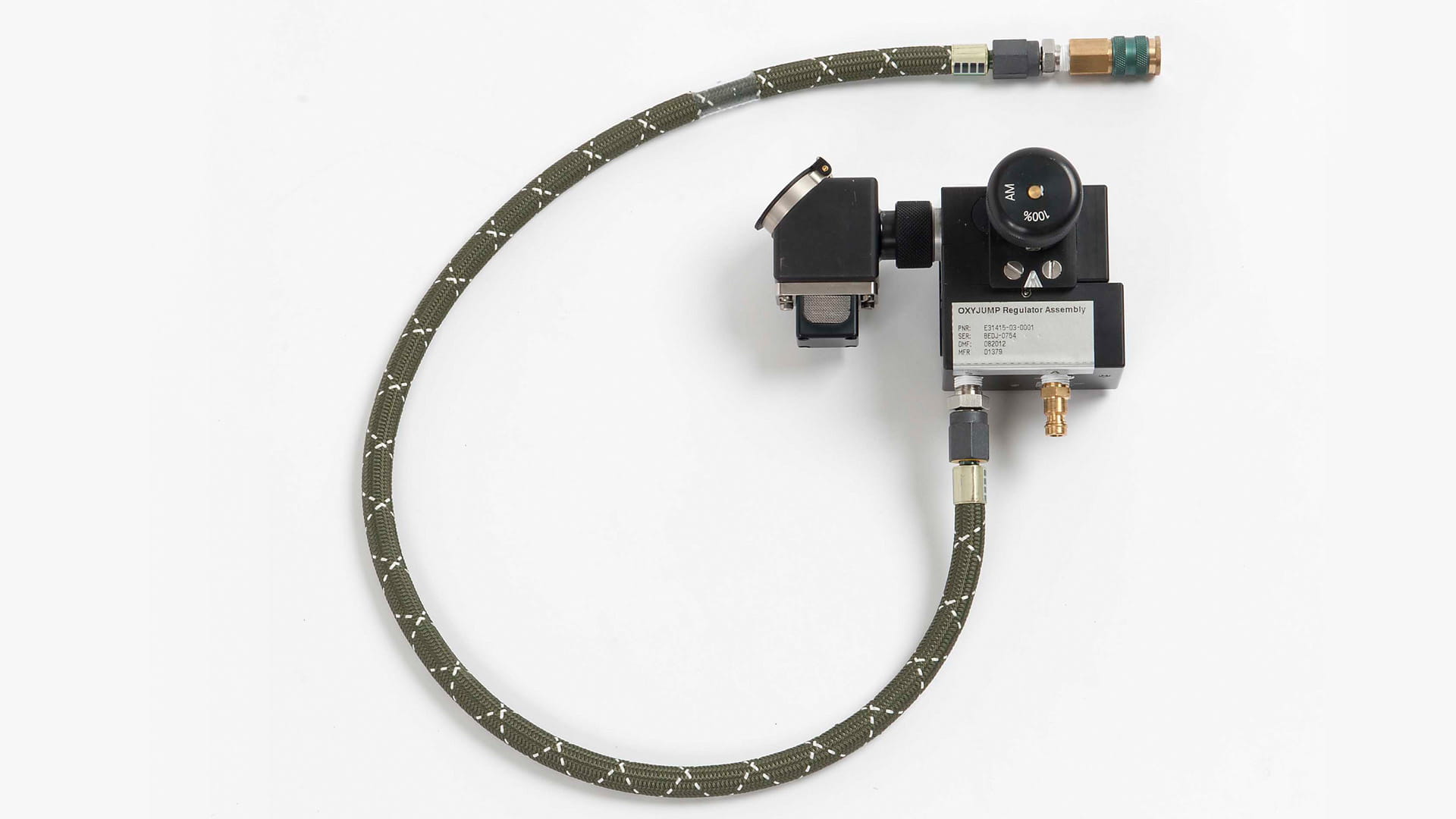 Oxygen tube for cannister