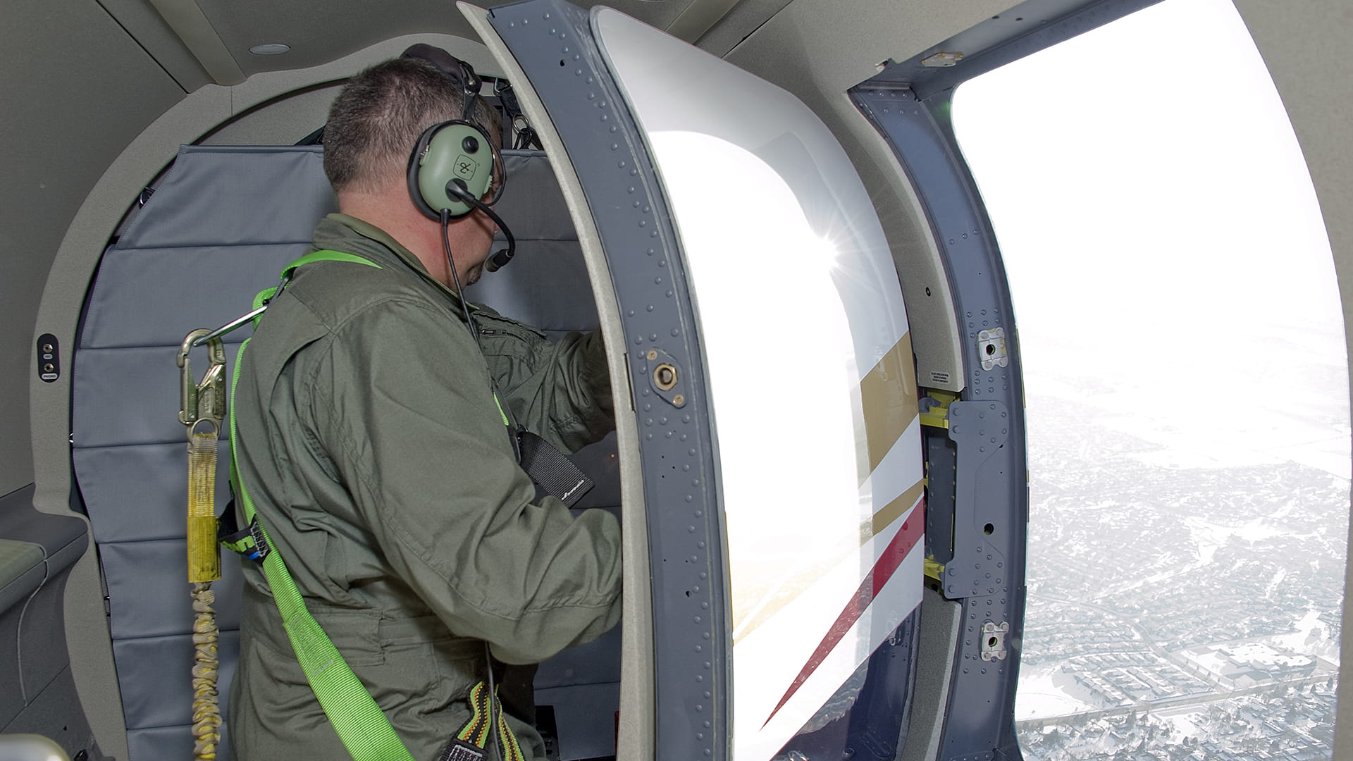 A custom air-operable aircraft door