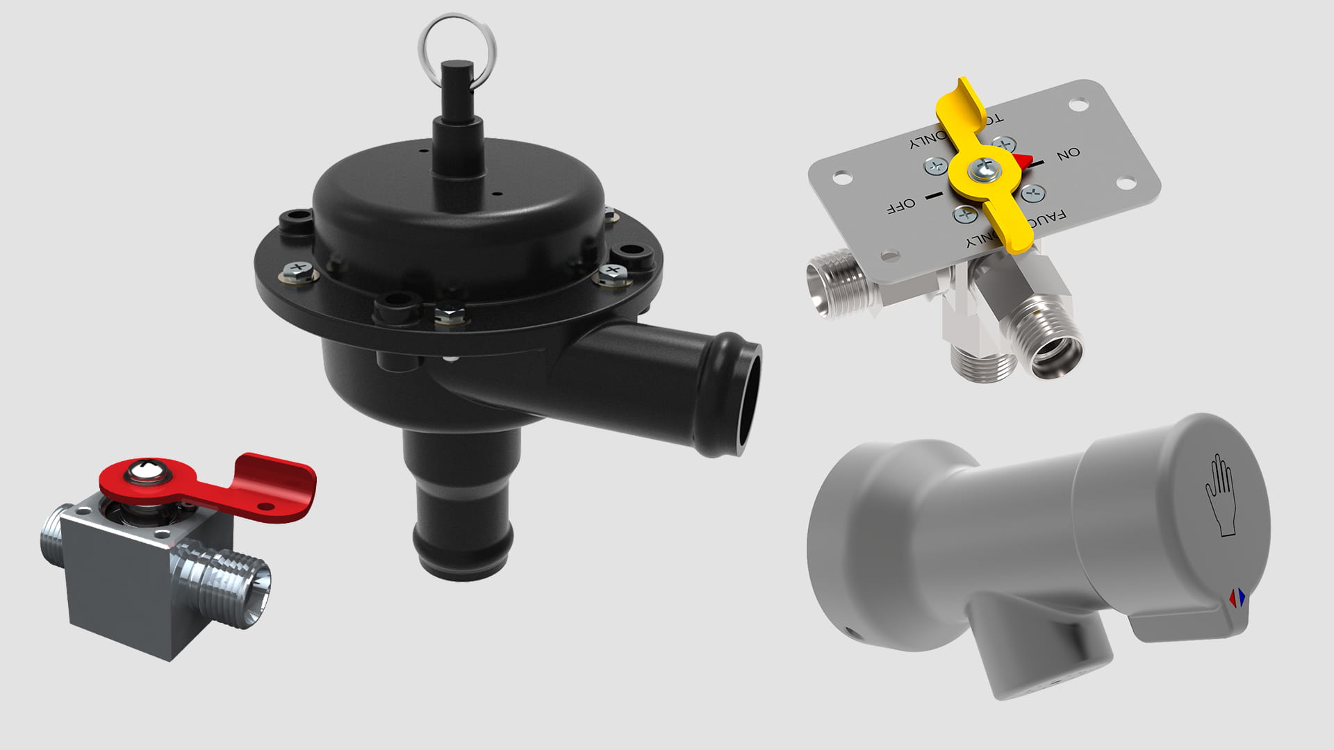 Water components for retrofit aircraft water and waste systems