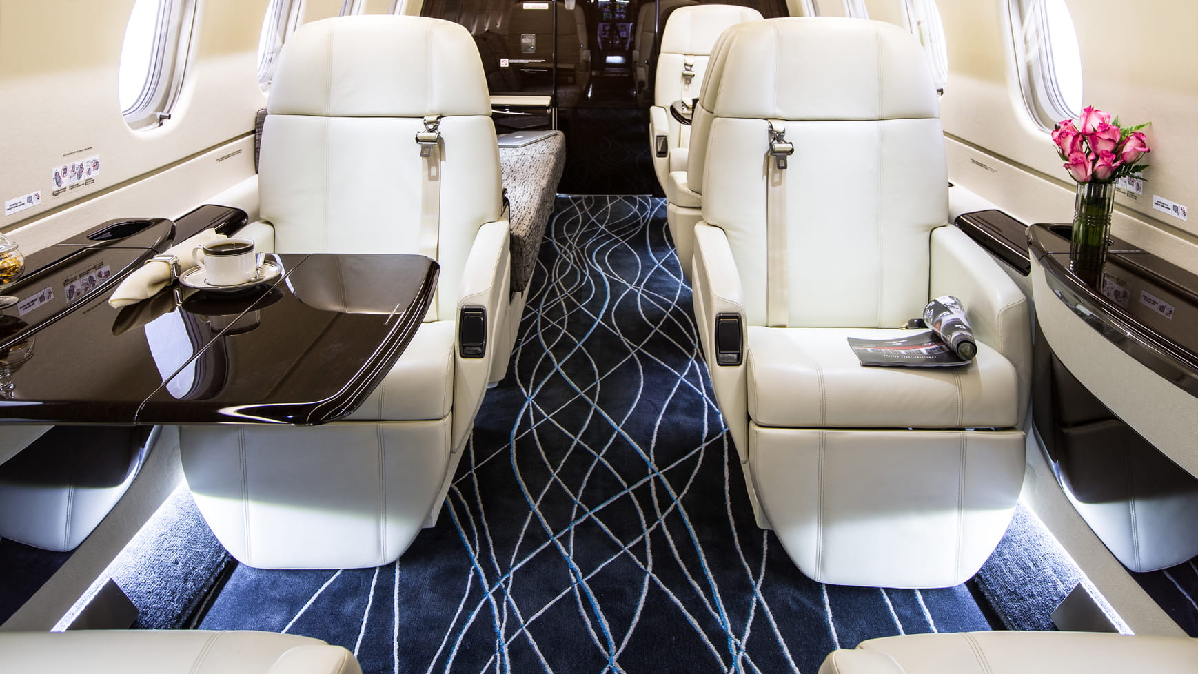Private jet lounge