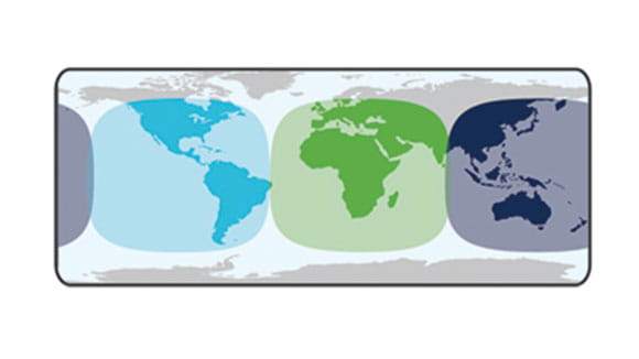 World map art